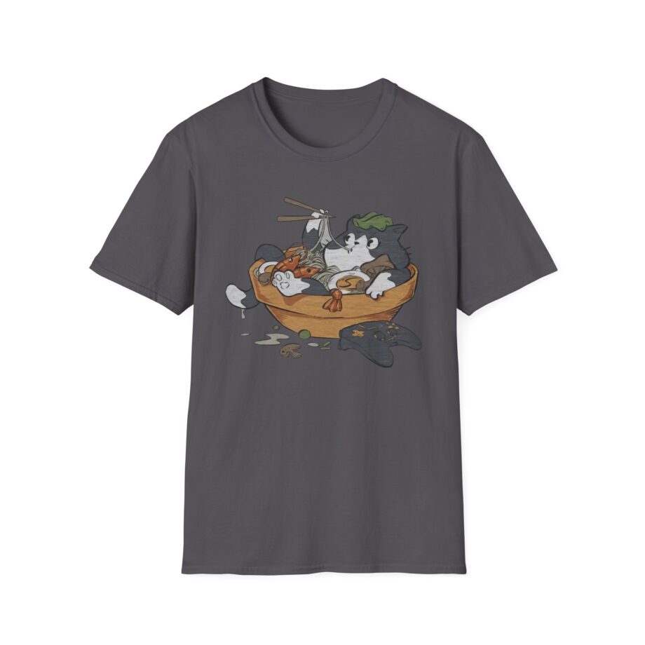 Lirik Ramen Cat Unisex Softstyle T-shirt