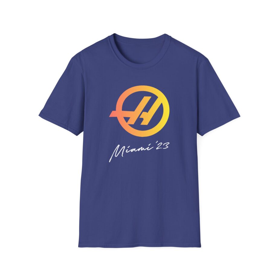 Haas F1 Miami Gp Unisex Softstyle T-shirt