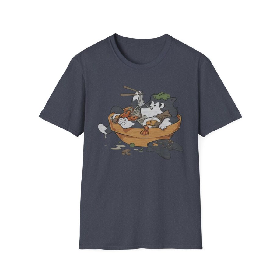 Lirik Ramen Cat Unisex Softstyle T-shirt