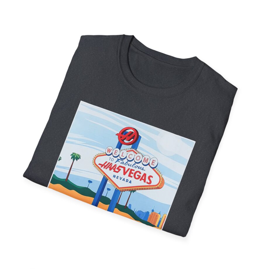 Haas F1 Las vegas Gp Unisex Softstyle T-Shirt
