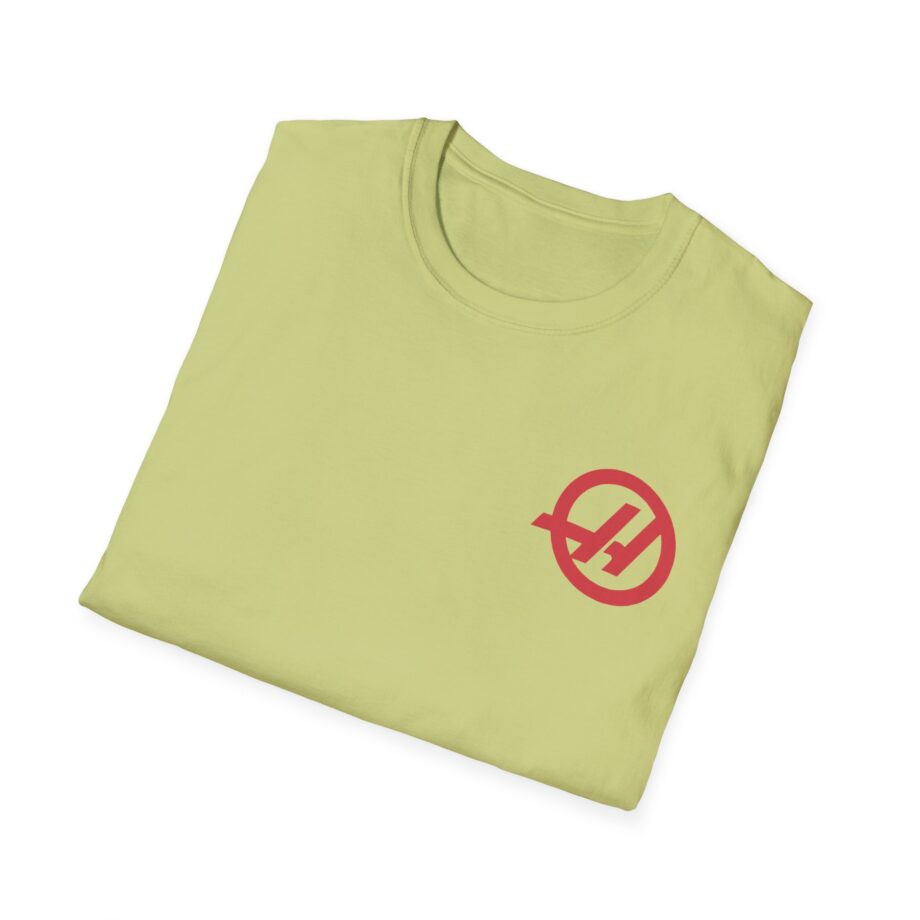 Haas F1 Small Logo Unisex Softstyle T-Shirt