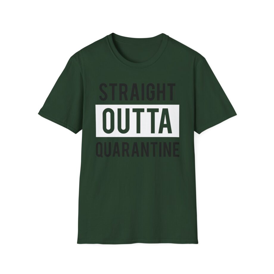 Nwa Straight Outta Quarantine Unisex Softstyle T-shirt