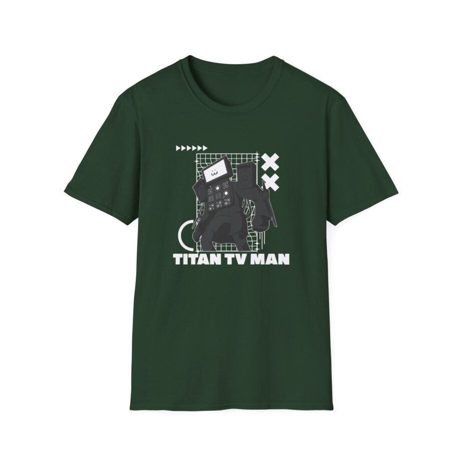 Dafuqboom Titan Tv Man Unisex Softstyle T-Shirt