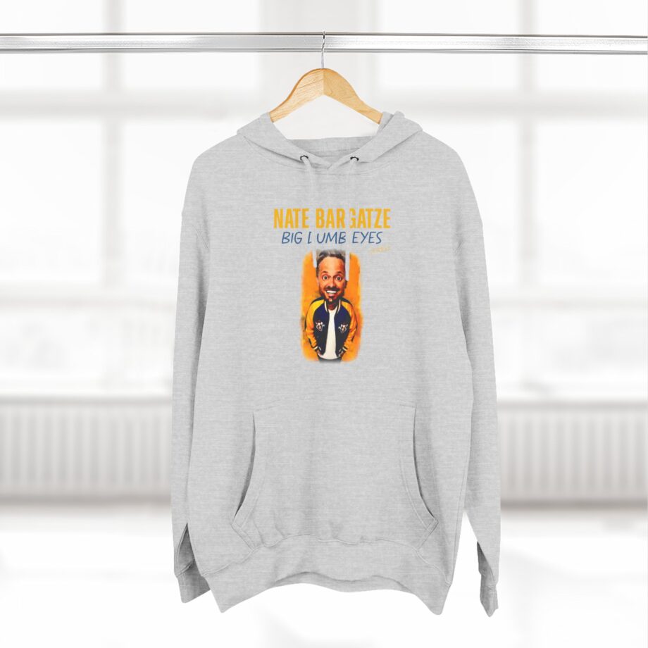 Nate Bargatze Big Dumb Eyes Tour Three-Panel Fleece Hoodie