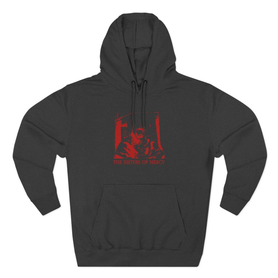 The Sisters Of Mercy Red Scream Three-Panel Fleece Hoodie