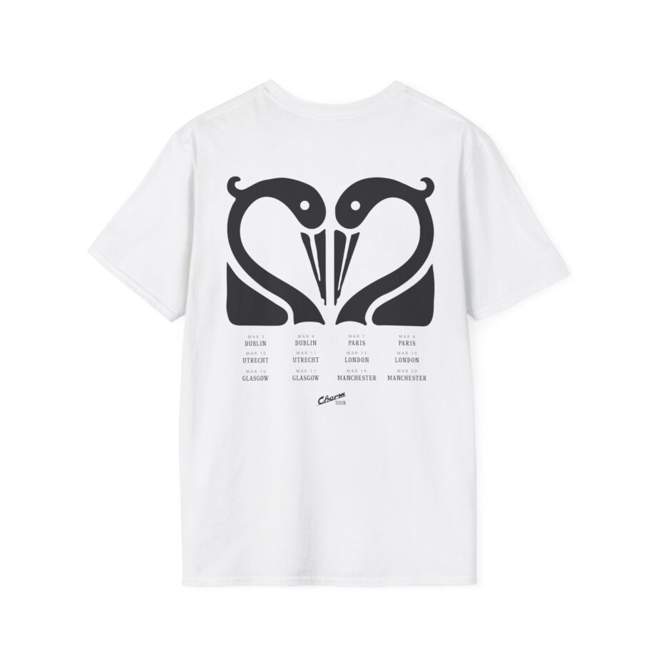 Clairo Charm Swan Europe Tour Unisex Softstyle T-Shirt