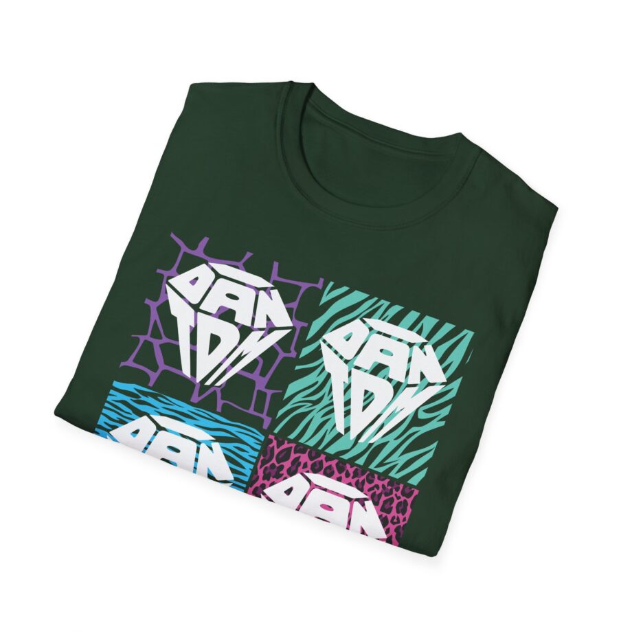 Dan Tdm Hair Metal Diamonds Unisex Softstyle T-shirt