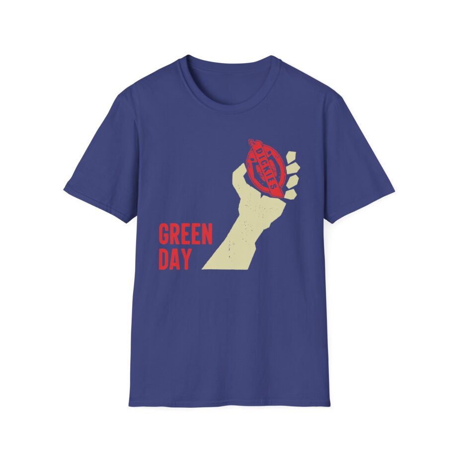 Green Day Dickies Heart Grenade Unisex Softstyle T-shirt