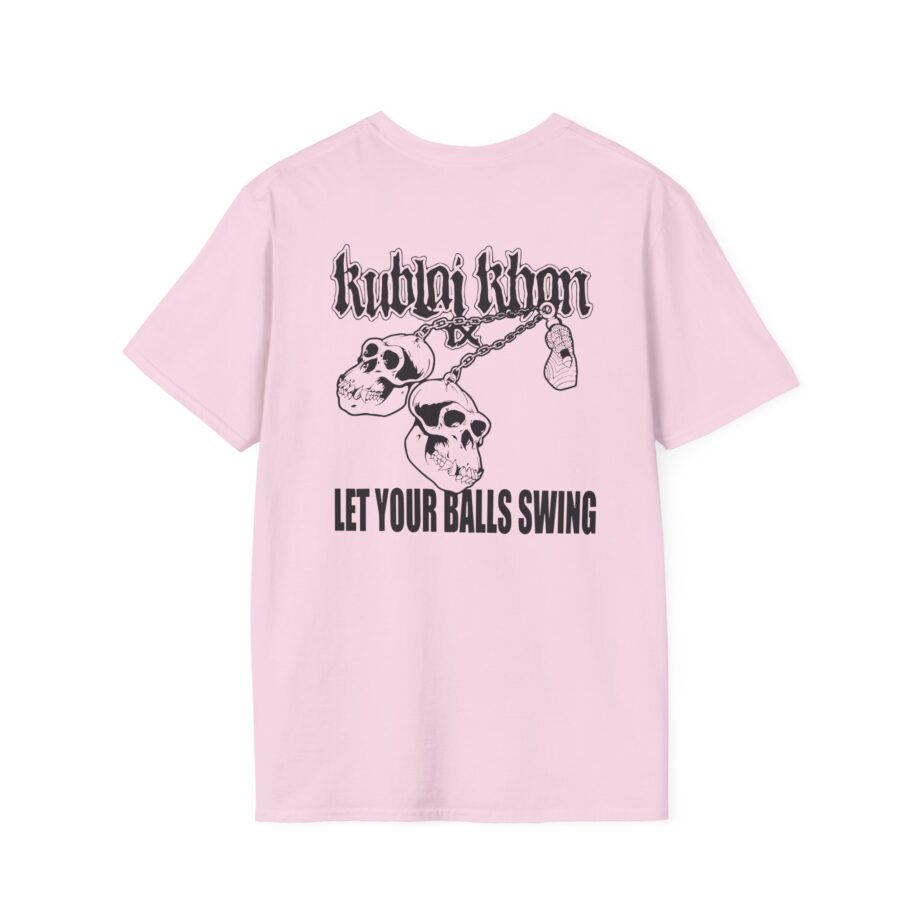 Kublai Khan - Let the Balls Swing Natural Unisex Softstyle T-shirt
