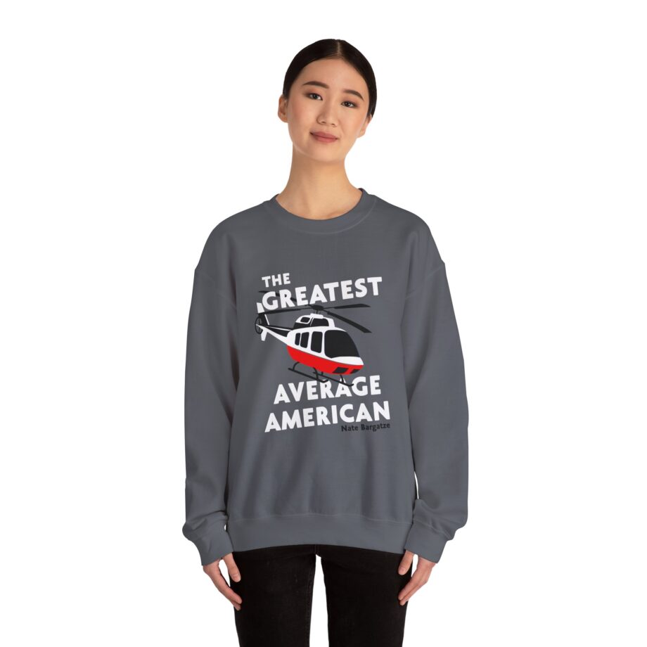 The Greatest Average American Nate Bargatze Unisex Heavy Blend™ Crewneck Sweatshirt