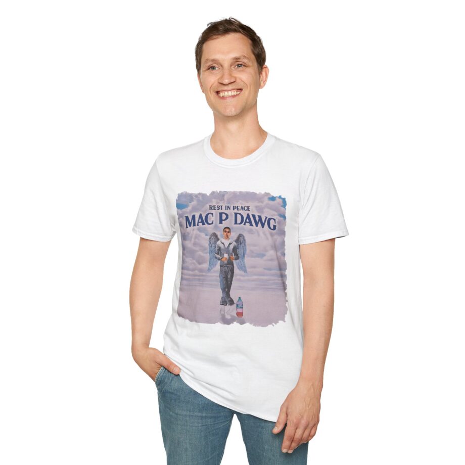 Ohgeesy Mac P Angel Unisex Softstyle T-shirt
