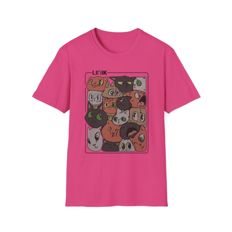 Lirik Squished Cat Jar Unisex Softstyle T-shirt