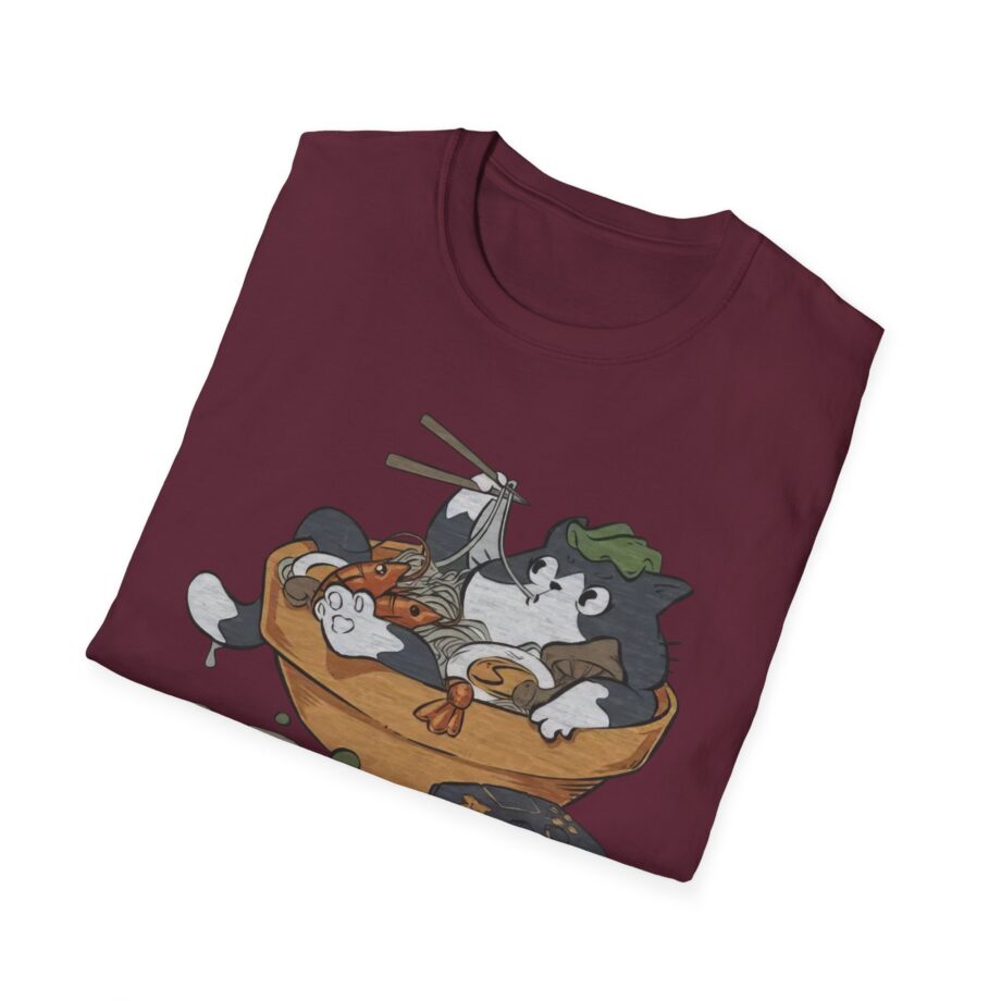 Lirik Ramen Cat Unisex Softstyle T-shirt
