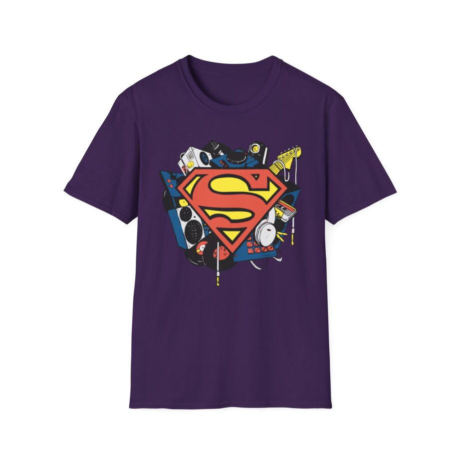 Kaskade X Superman Musician Unisex Softstyle T-shirt