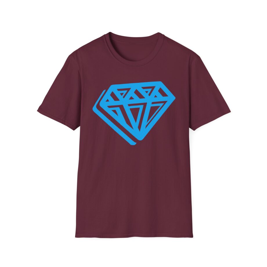 Dan Tdm Graffiti Blue Foil Unisex Softstyle T-shirt