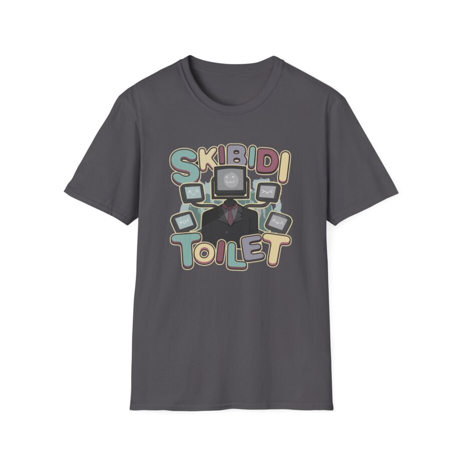 Dafuqboom Large Tv Man Static Unisex Softstyle T-Shirt