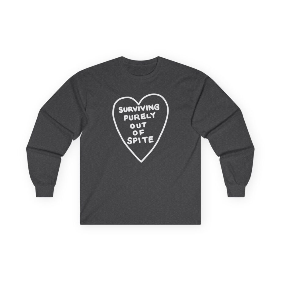 Elyse Myers Surviving Purely Out of Spite Unisex Ultra Cotton Long Sleeve Tee