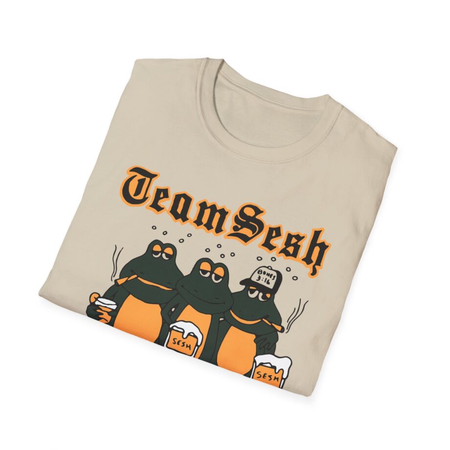 Bones Teamsesh Bottom Text Frogs Unisex Softstyle T-shirt