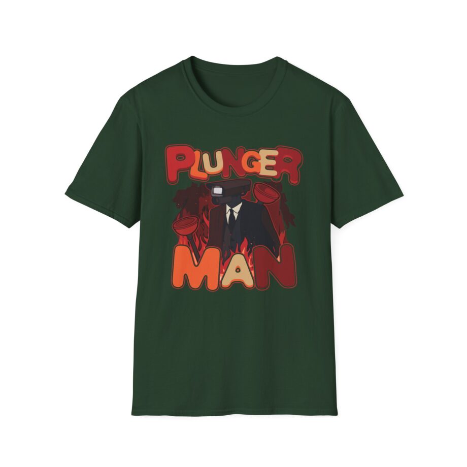 Dafuqboom Plungerman  Wildfire Unisex Softstyle T-Shirt