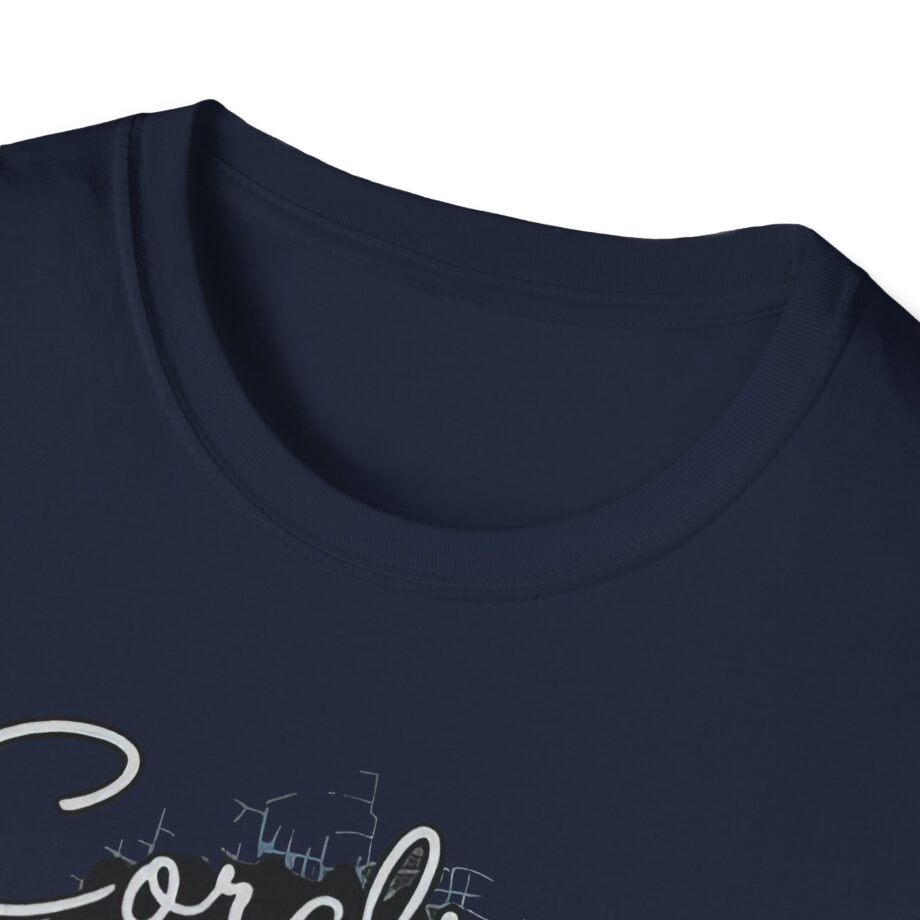 Coraline the Cat Swirl and Stars Unisex Softstyle T-shirt