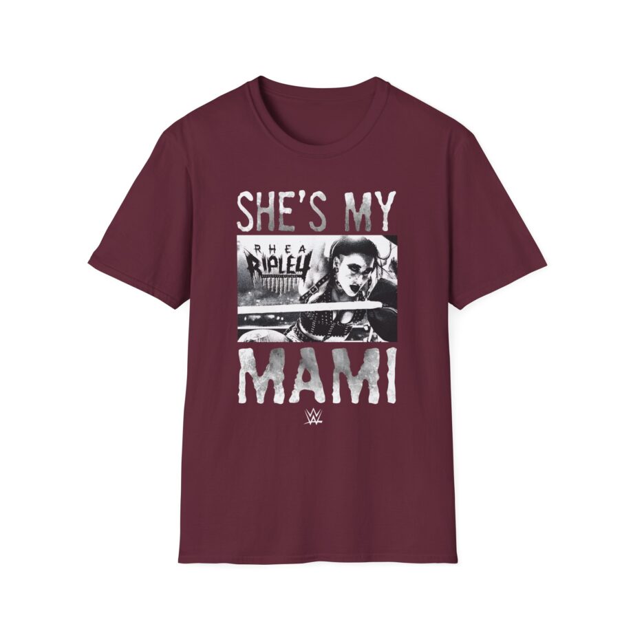 Rhea Ripley She's My Mami Unisex Softstyle T-Shirt