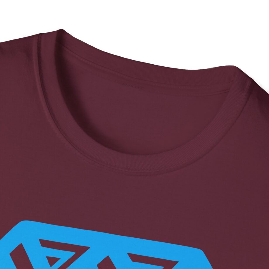 Dan Tdm Graffiti Blue Foil Unisex Softstyle T-shirt