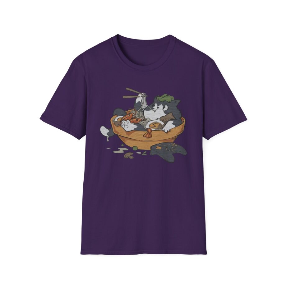 Lirik Ramen Cat Unisex Softstyle T-shirt