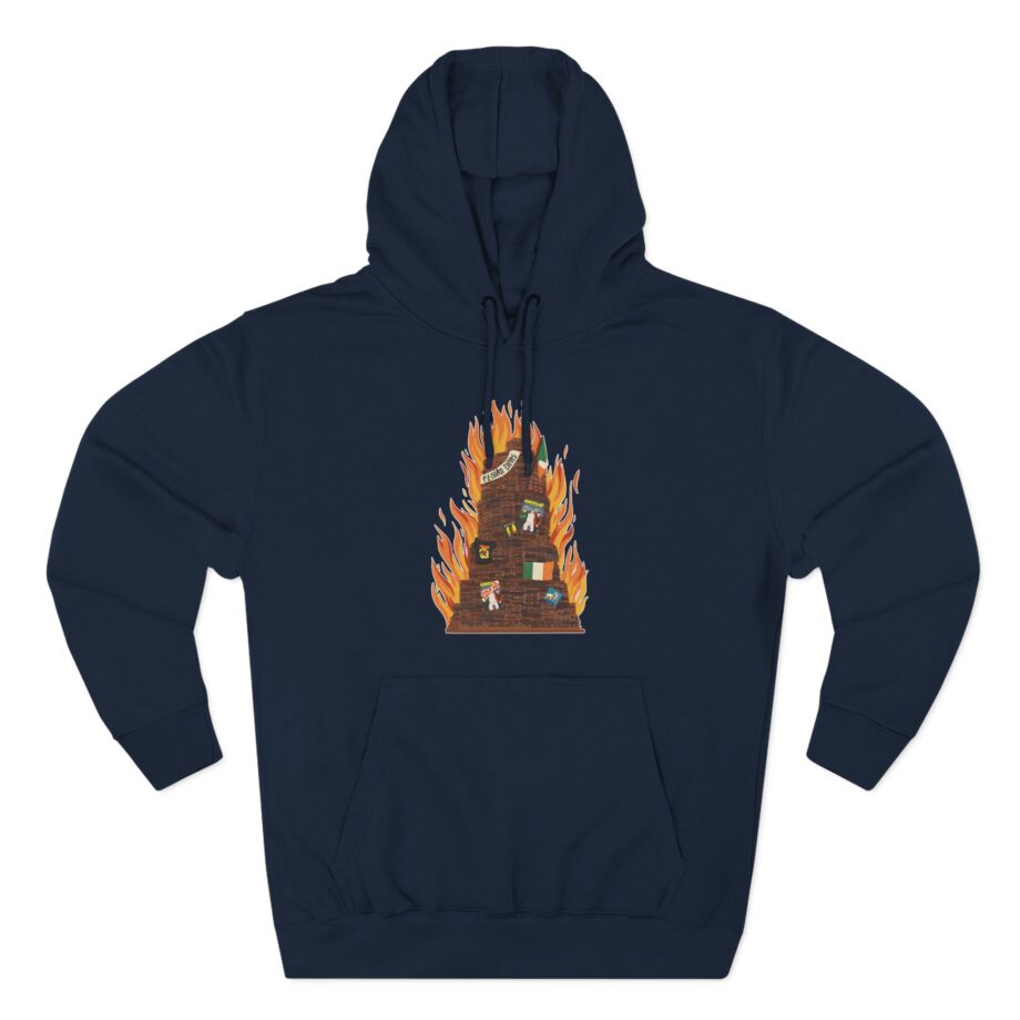 Kneecap Three-Panel Fleece Hoodie