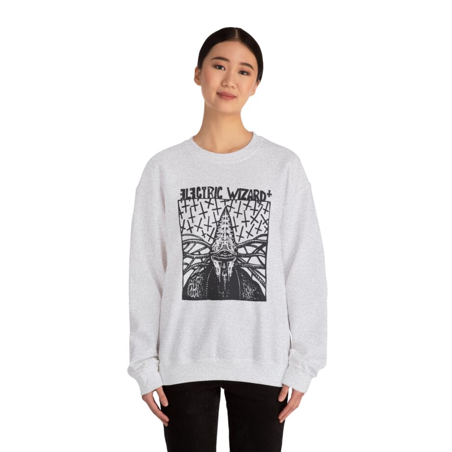 Electric Wizard Doom Sludge Stoner Metal Poster Unisex Heavy Blend™ Crewneck Sweatshirt