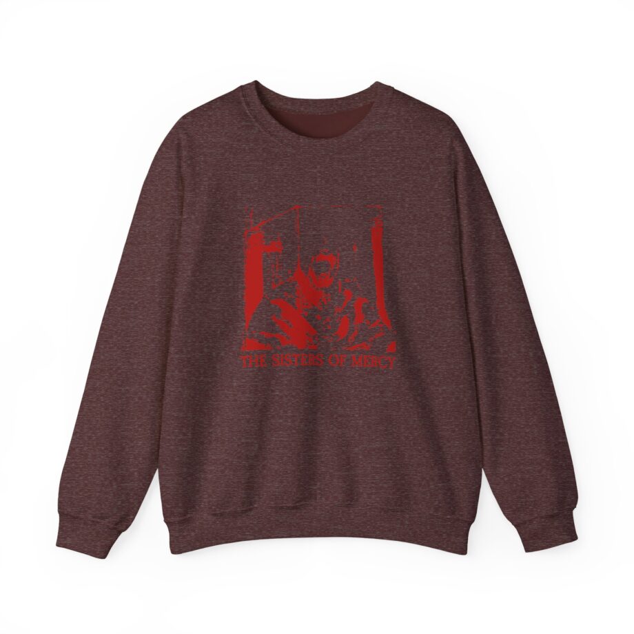 The Sisters Of Mercy Red Scream Unisex Heavy Blend™ Crewneck Sweatshirt