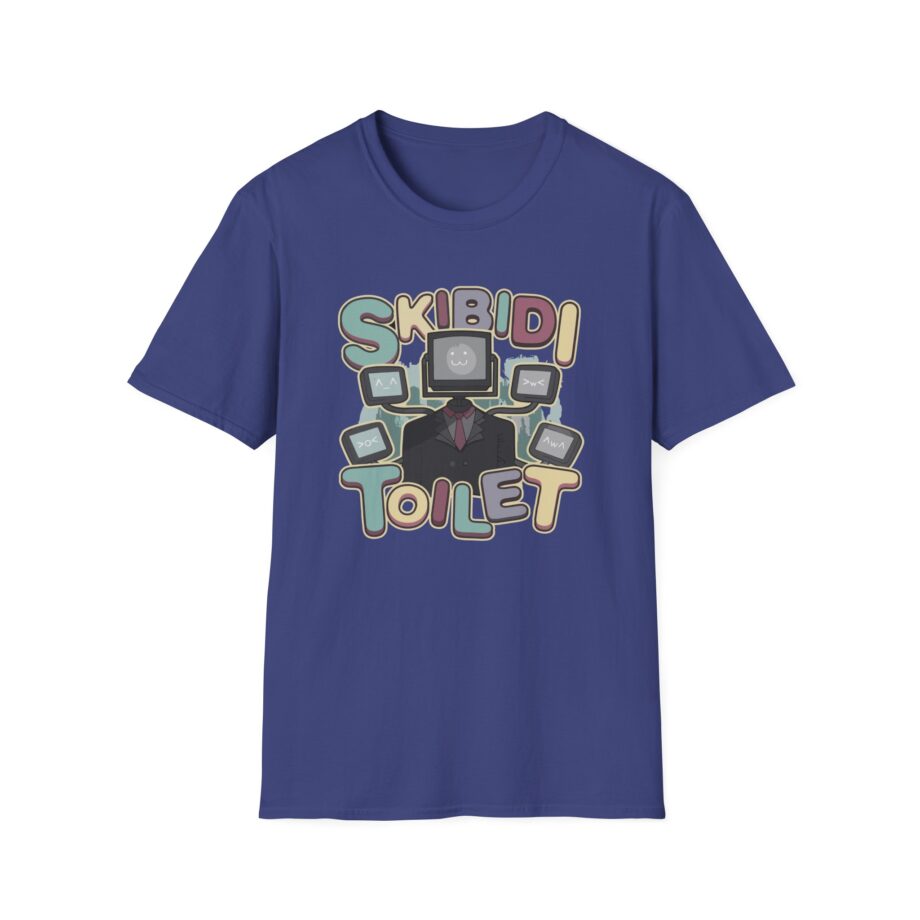 Dafuqboom Large Tv Man Static Unisex Softstyle T-Shirt
