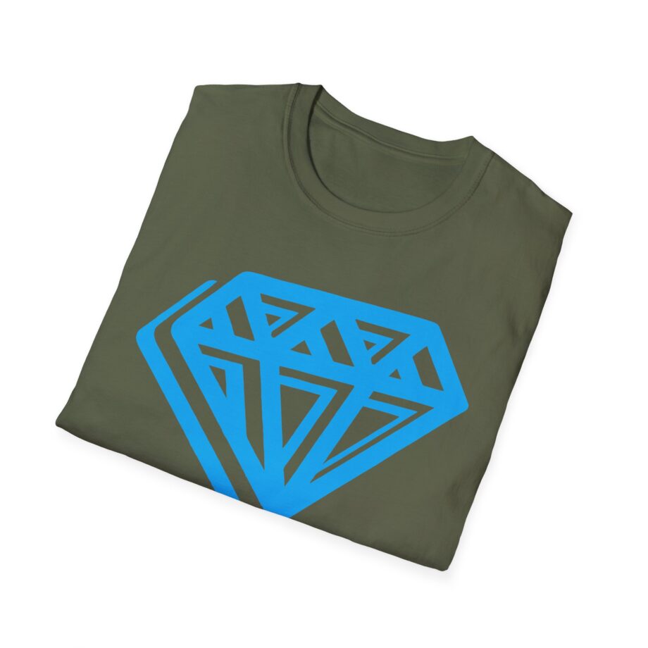 Dan Tdm Graffiti Blue Foil Unisex Softstyle T-shirt