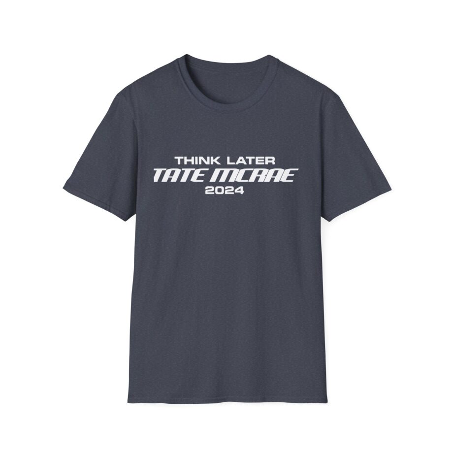 Tate Mcrae Think Later Unisex Softstyle T-Shirt