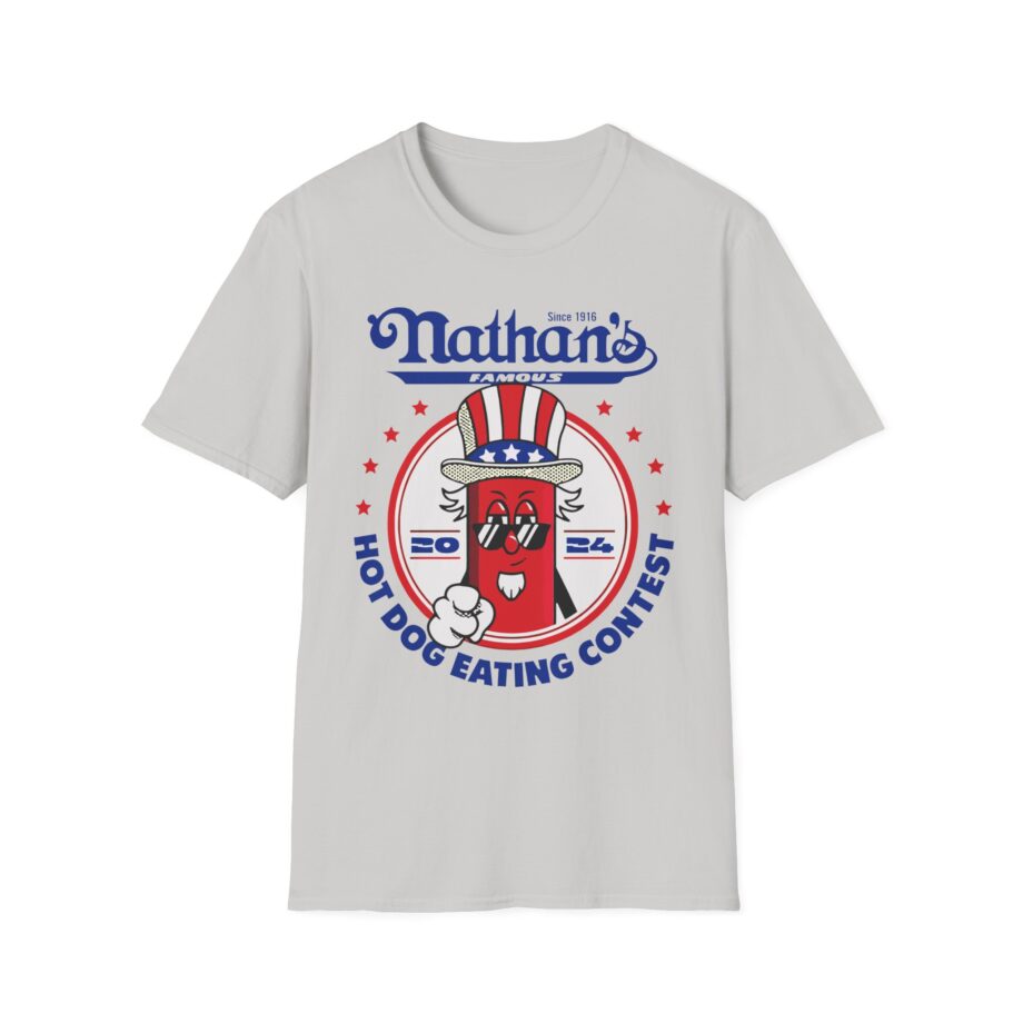 Matt Stonie Nathans Famous 2024 Hot Dog Eating Contest Unisex Softstyle T-shirt