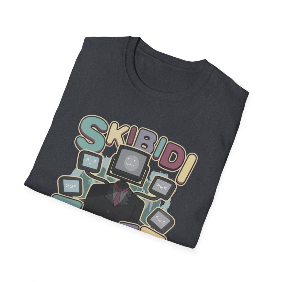 Dafuqboom Large Tv Man Static Unisex Softstyle T-Shirt