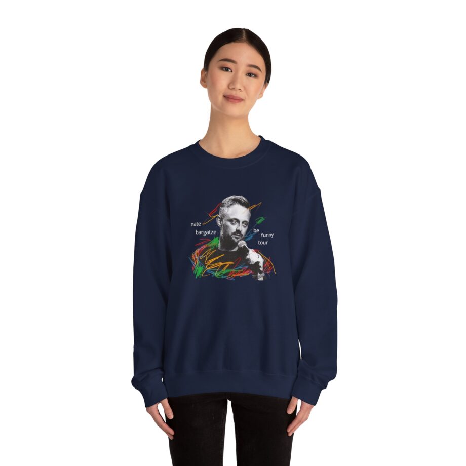 Nate Bargatze 2024 Be Funny Tour Unisex Heavy Blend™ Crewneck Sweatshirt