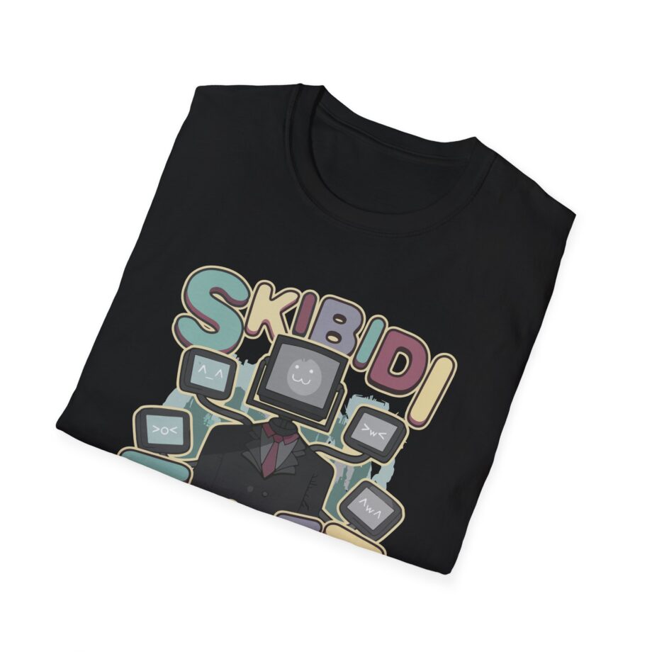 Dafuqboom Large Tv Man Static Unisex Softstyle T-Shirt