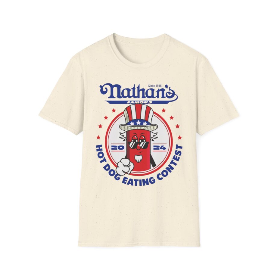 Matt Stonie Nathans Famous 2024 Hot Dog Eating Contest Unisex Softstyle T-shirt