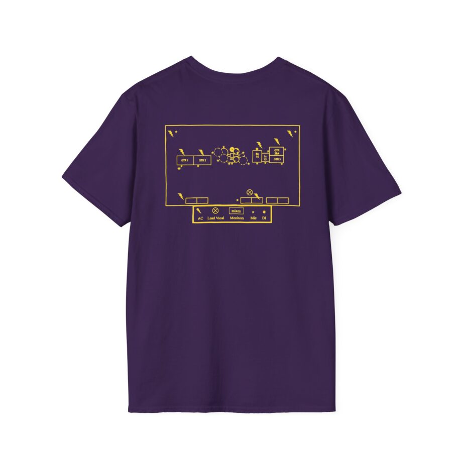 Clutch Flaming Stage Plot Unisex Softstyle T-Shirt