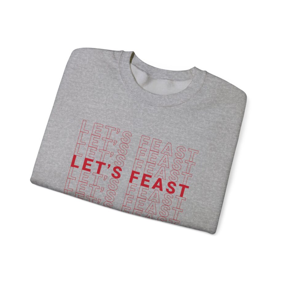 Elyse Myers Let’s Feast Unisex Heavy Blend™ Crewneck Sweatshirt