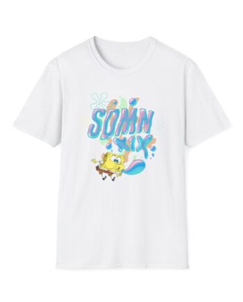 Sidemen Sdmn X Spongebob Bubble Blowing Unisex Softstyle T-Shirt