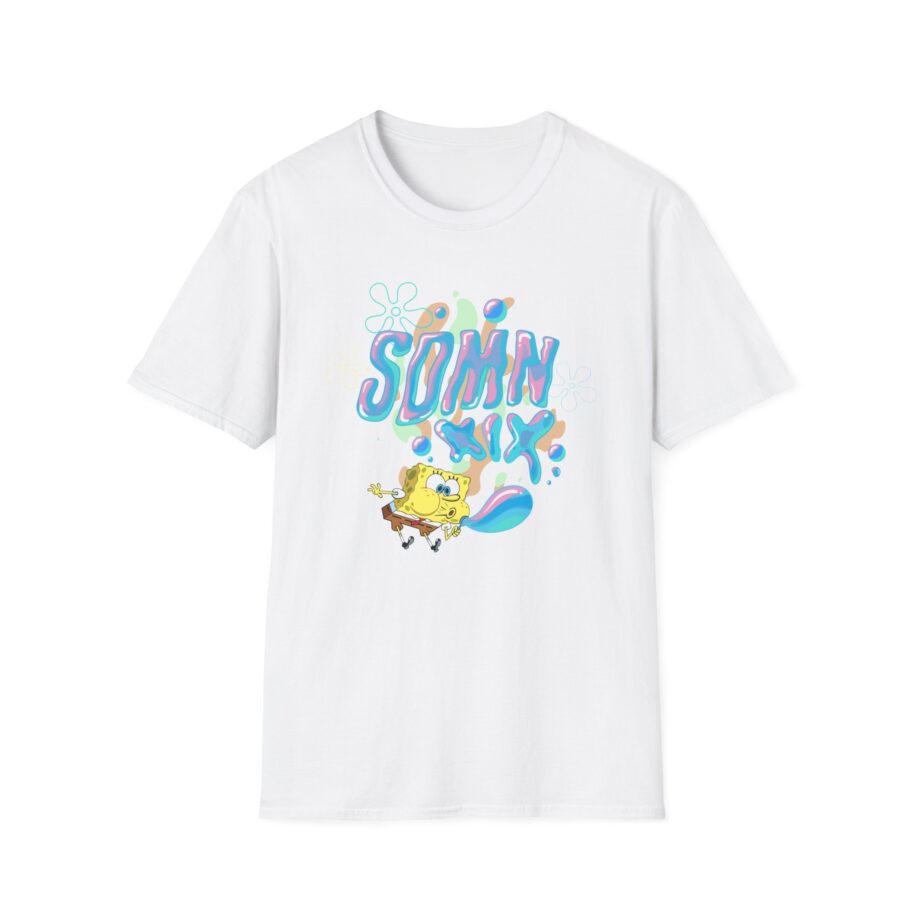 Sidemen Sdmn X Spongebob Bubble Blowing Unisex Softstyle T-Shirt