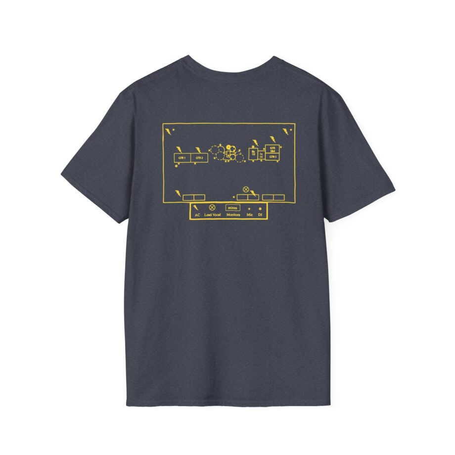 Clutch Flaming Stage Plot Unisex Softstyle T-Shirt