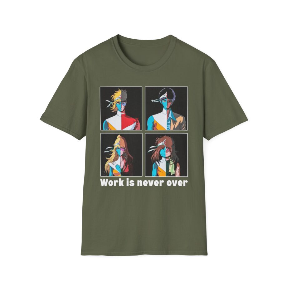 Daft Punk Work is Never Over Unisex Softstyle T-shirt