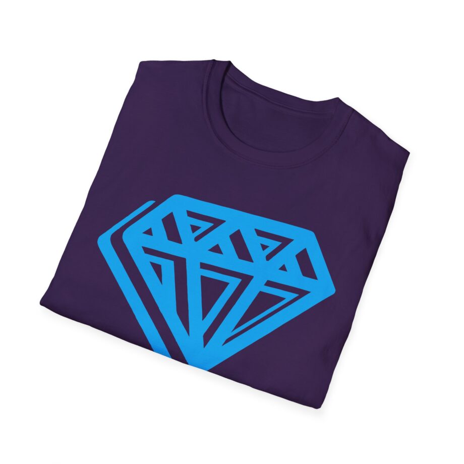 Dan Tdm Graffiti Blue Foil Unisex Softstyle T-shirt