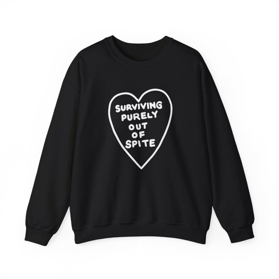 Elyse Myers Surviving Purely Out of Spite Unisex Heavy Blend™ Crewneck Sweatshirt