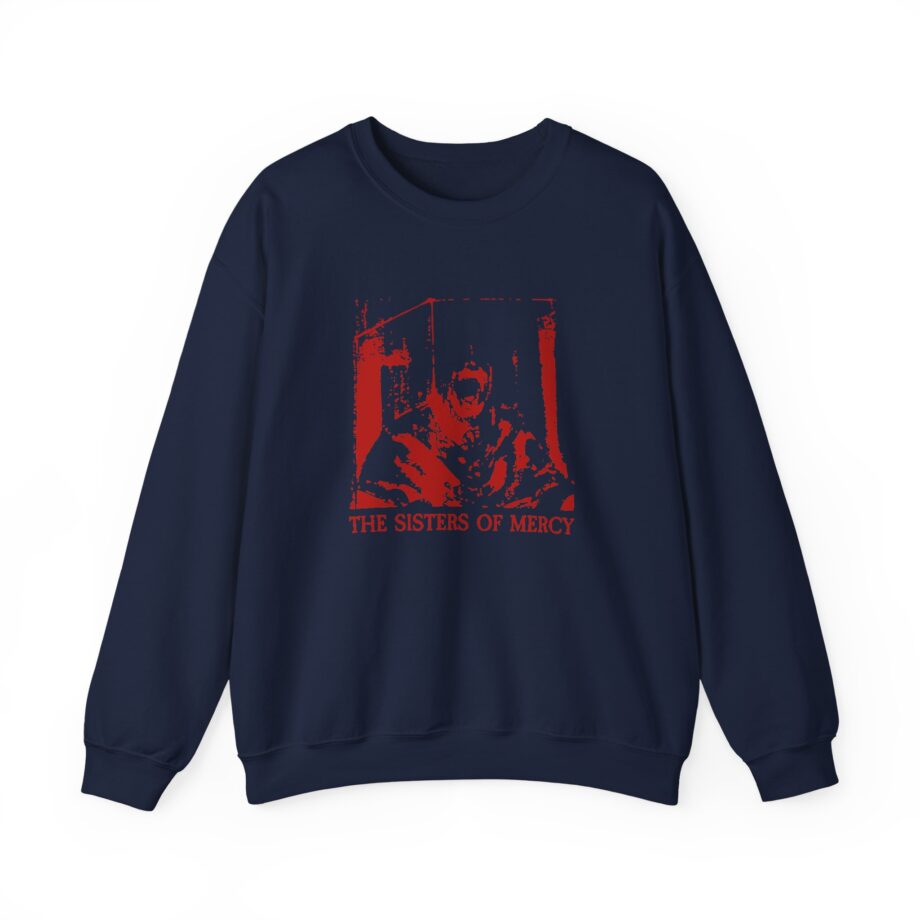 The Sisters Of Mercy Red Scream Unisex Heavy Blend™ Crewneck Sweatshirt