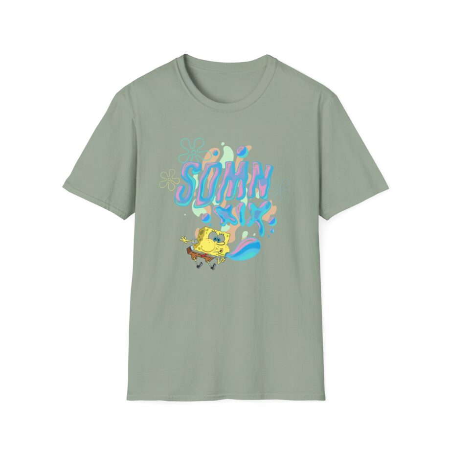 Sidemen Sdmn X Spongebob Bubble Blowing Unisex Softstyle T-Shirt