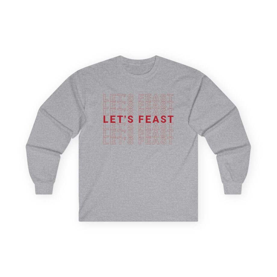 Elyse Myers Let’s Feast Ultra Cotton Long Sleeve Tee