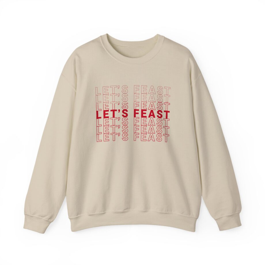 Elyse Myers Let’s Feast Unisex Heavy Blend™ Crewneck Sweatshirt